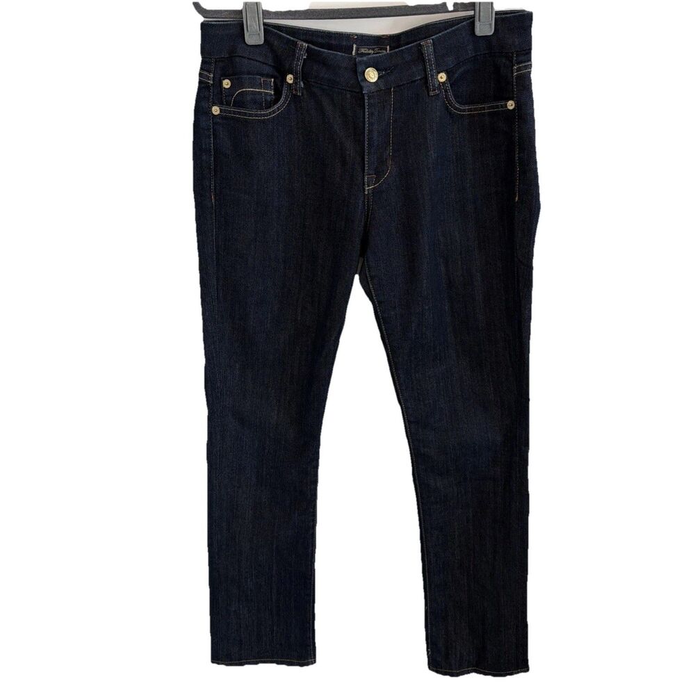 Fidelity Denim Womens 30x31 Houston Viper Dark Wash Stretch Jeans USA Artisan EU - Picture 3 of 16